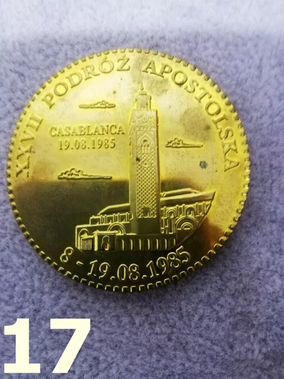 MEDAL PAMIĄTKOWY JAN PAWEŁ II