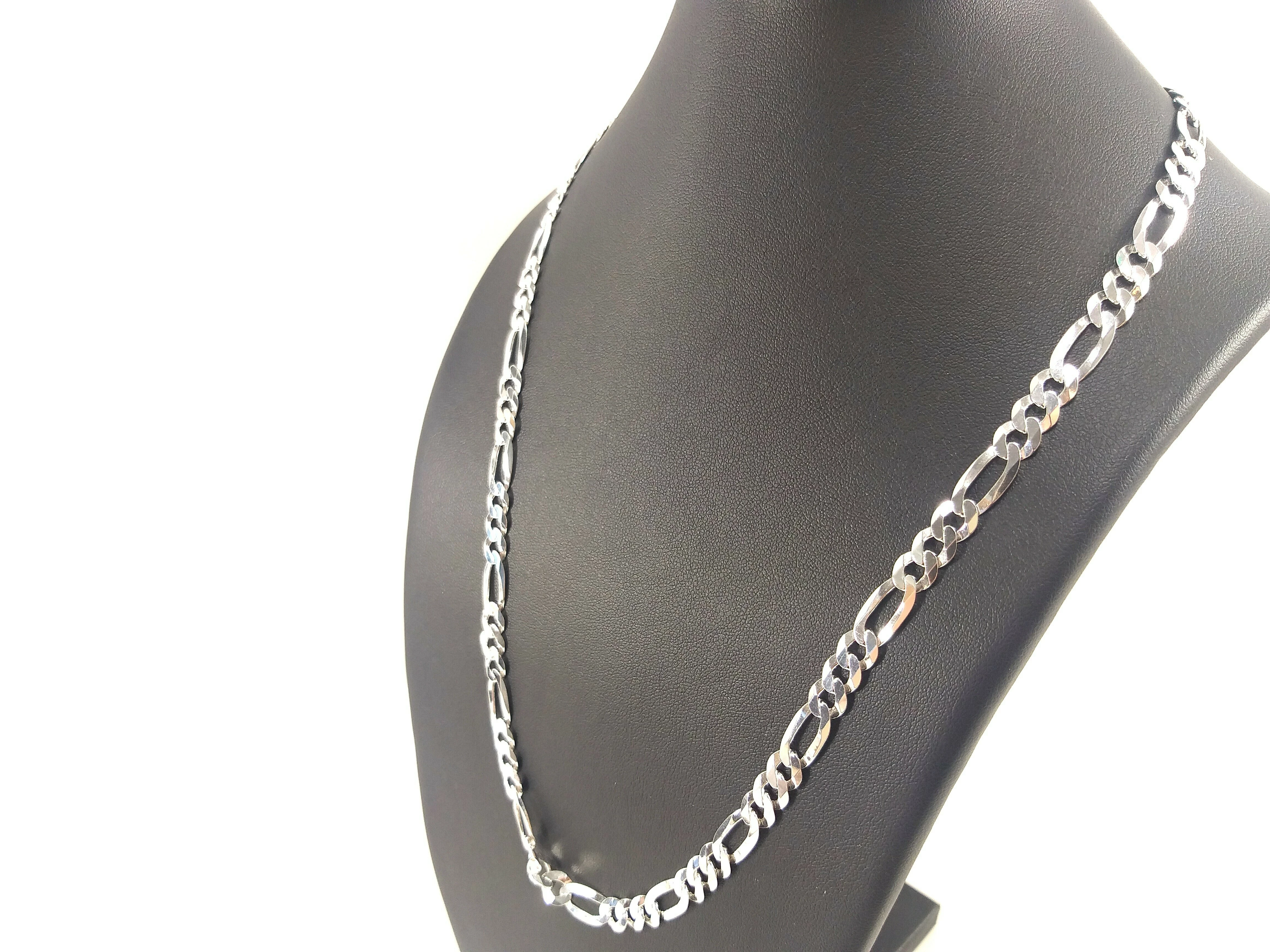 nowy-srebrny-bialy-lancuszek-figaro-60cm-2670g-splot-2208-1