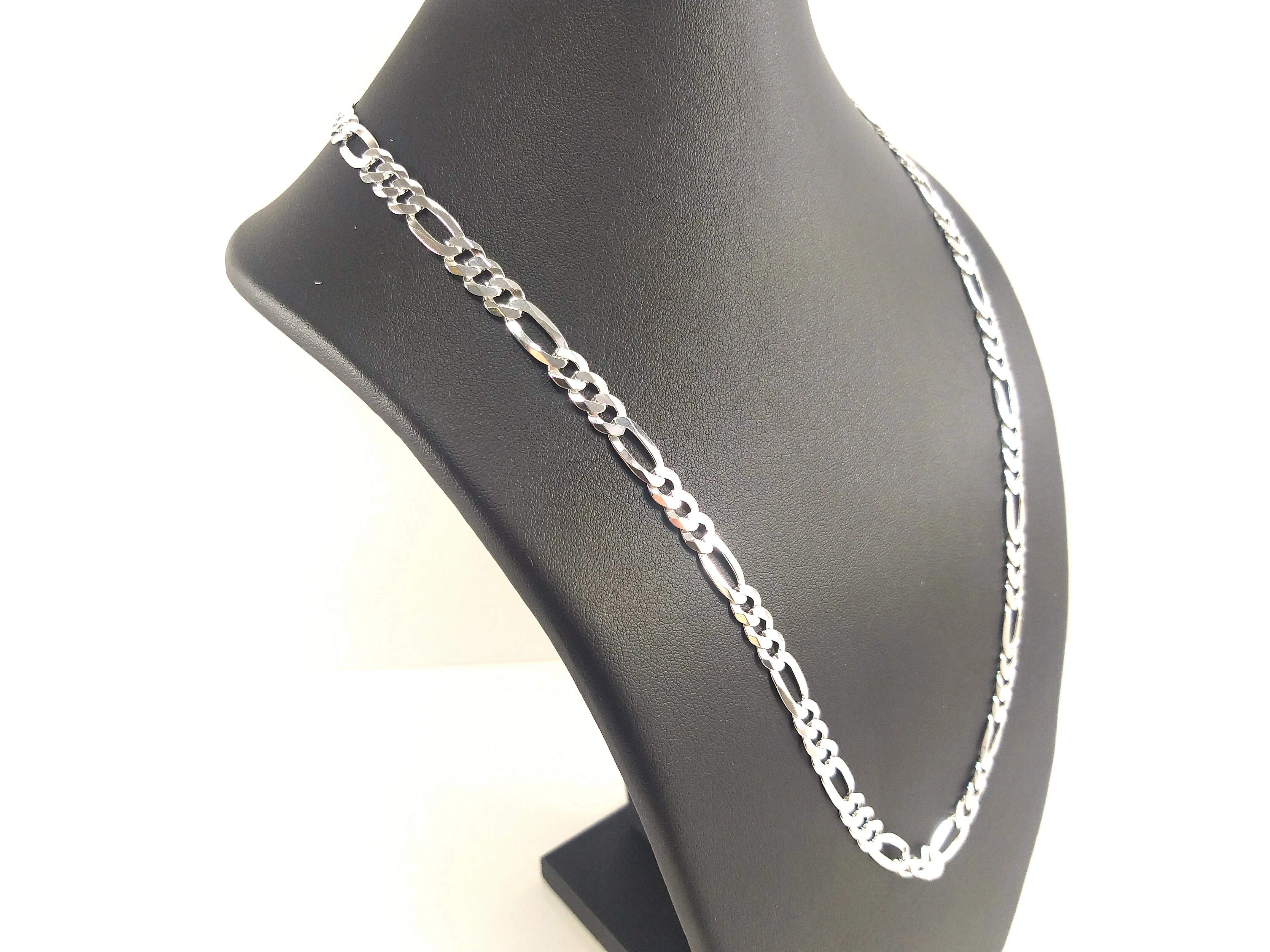 nowy-srebrny-bialy-lancuszek-figaro-60cm-2670g-dlugosc-calkowita-5500