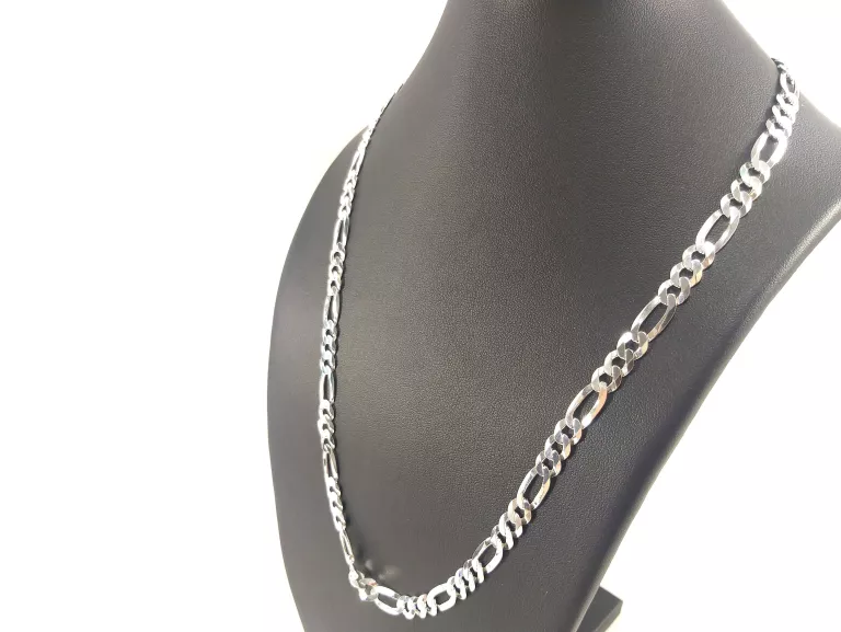 nowy-srebrny-bialy-lancuszek-figaro-60cm-2670g-splot-2208-1