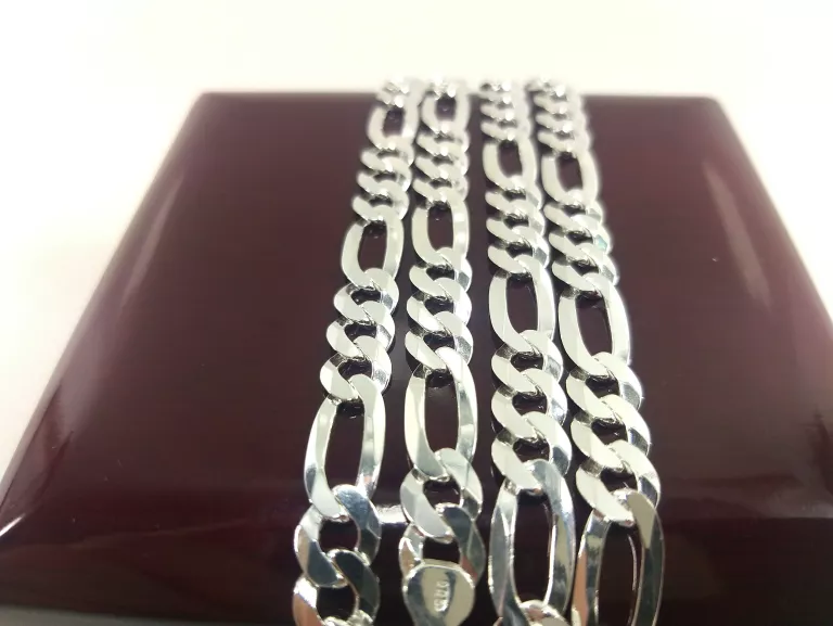 nowy-srebrny-bialy-lancuszek-figaro-60cm-2670g-ean-gtin-5907580300818