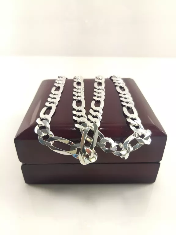 nowy-srebrny-bialy-komplet-figaro-55cm-22cm-4930g-stan-11323-1