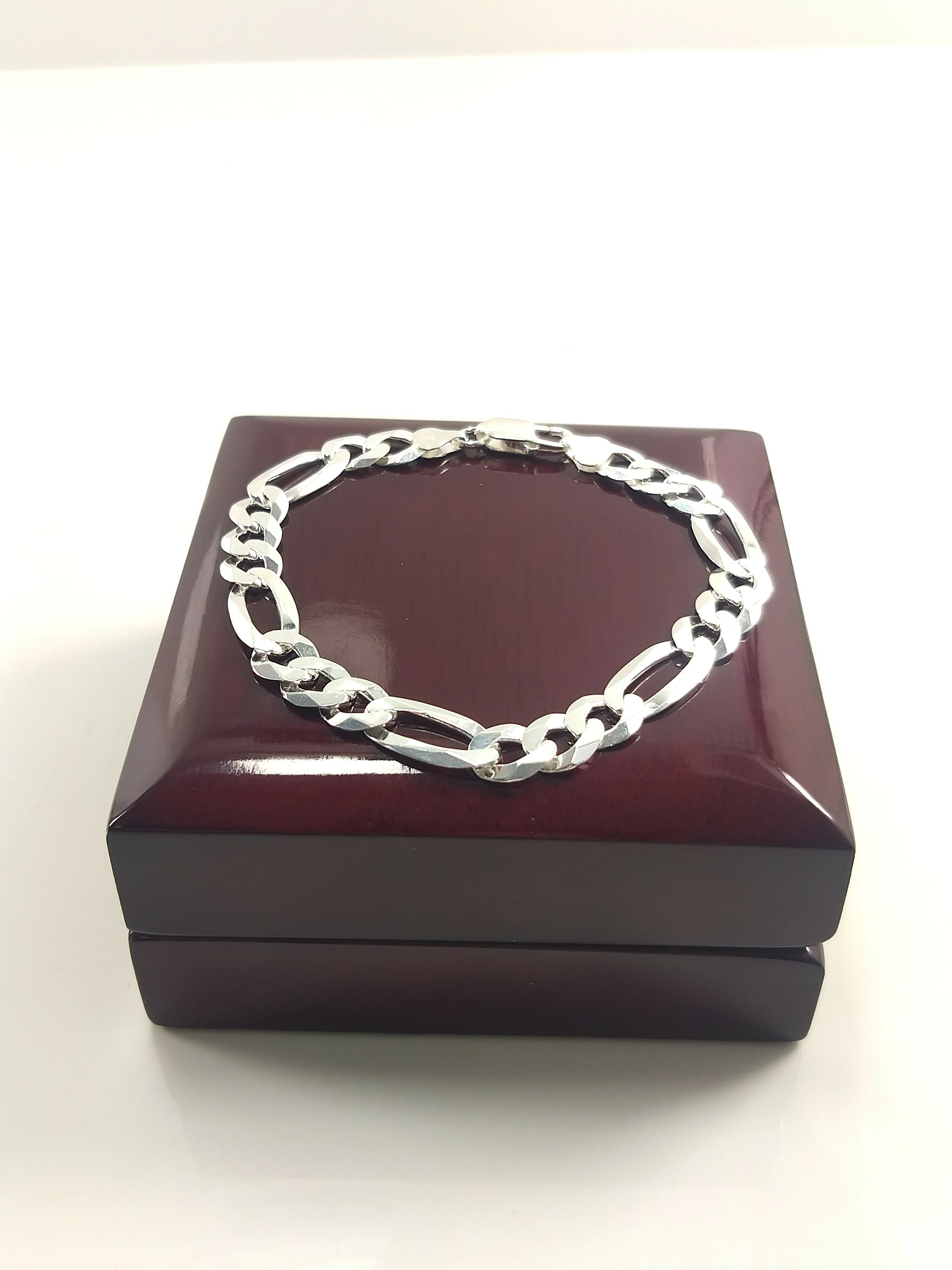 nowy-srebrny-bialy-komplet-figaro-55cm-22cm-4930g-ean-gtin-5905868206784