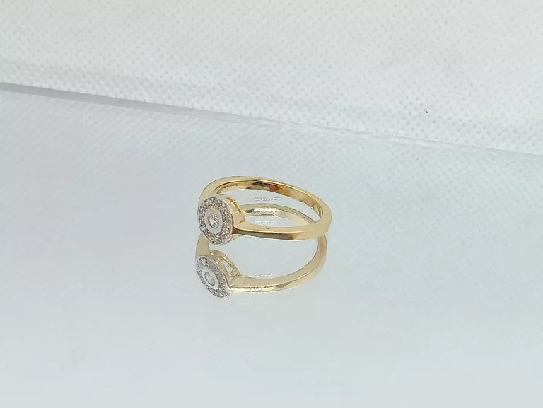 zloty-pierscionek-z-cyrkoniami-kolko-585-278g-rodzaj-wyrob-jubilerski