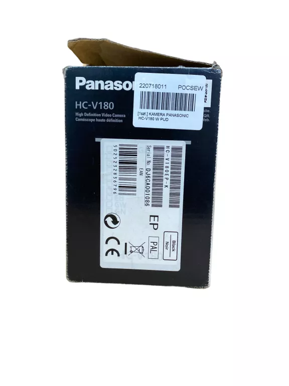KAMERA PANASONIC HC-V180 FULL HD
