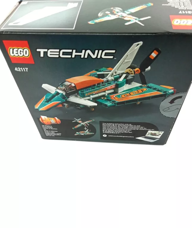 LEGO TECHNIC SAMOLOT ODRZUTOWIEC 42117 7+