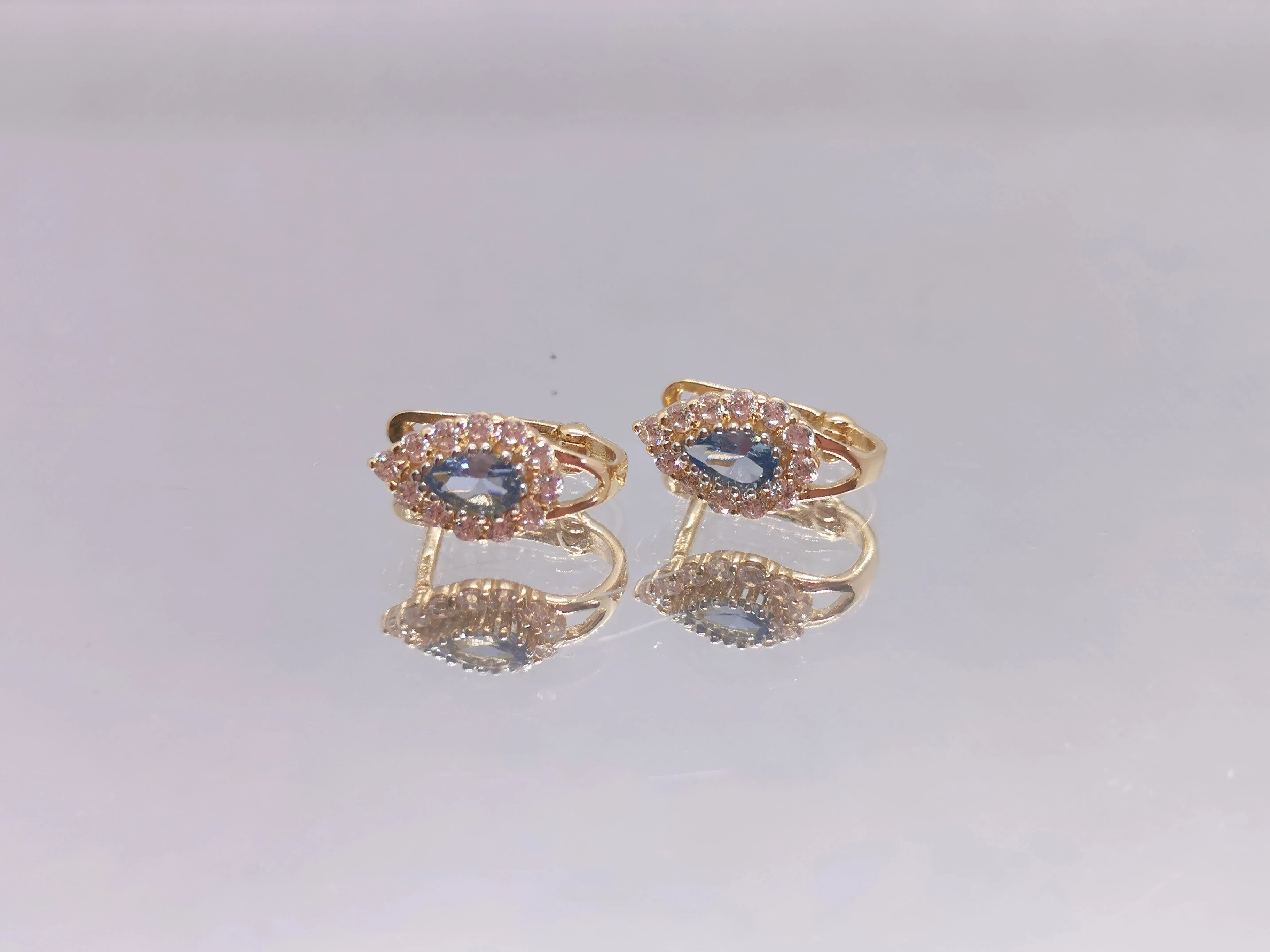 zlote-kolczyki-z-niebieskim-oczkiem-183g585-stan-uzywany