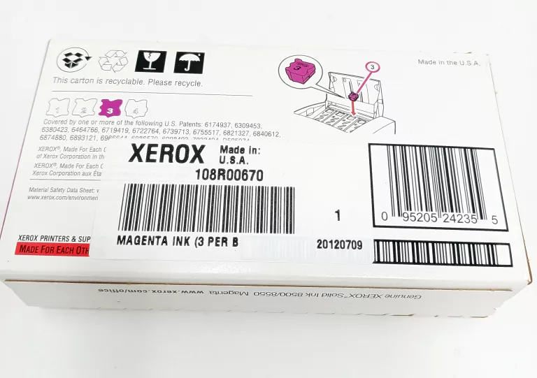 TUSZ XEROX PHASER 8500/8550 108R00670 MAGENTA