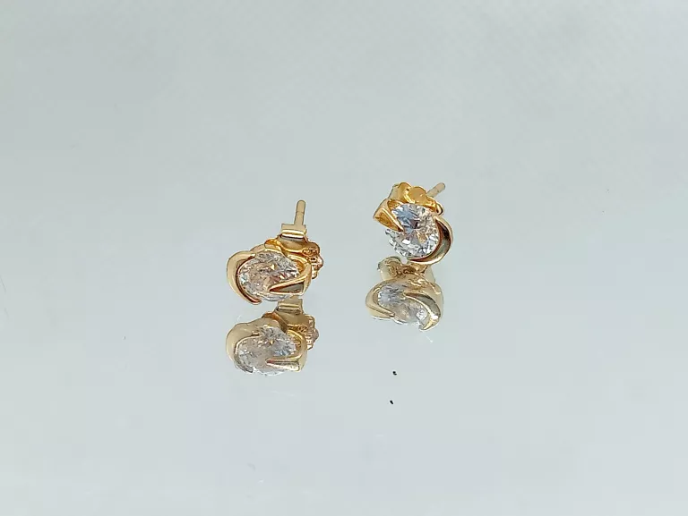kolczyki-z-cyrkonia-585-127g-stan-uzywany