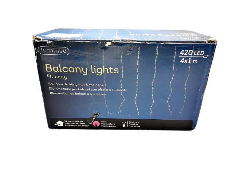 KURTYNA LED BALKONOWE ŚWIATEŁKA 420 LED 4 M