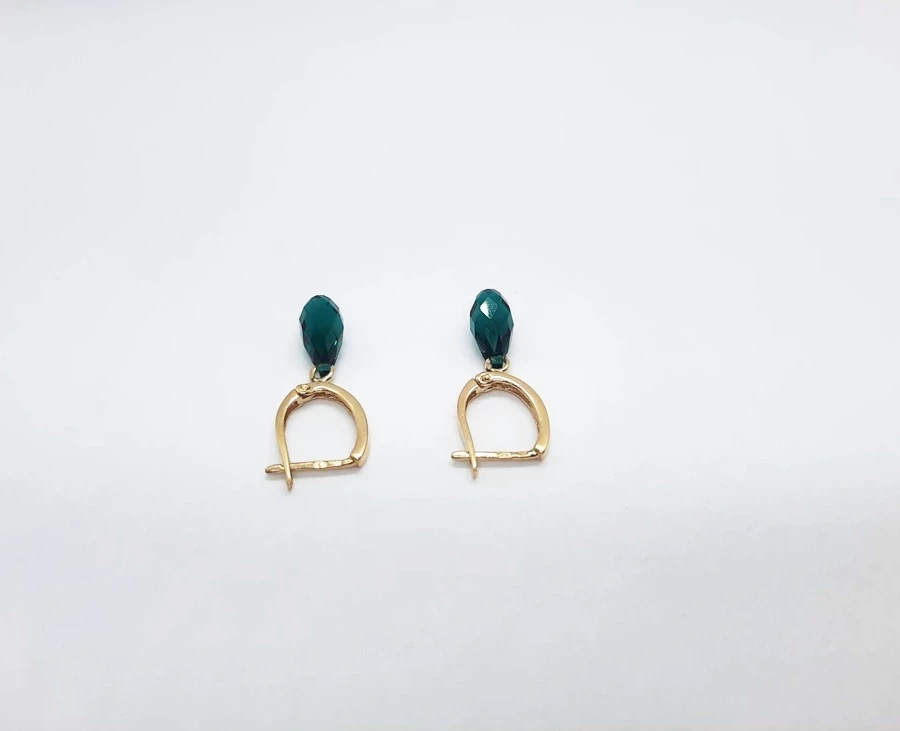 zlote-kolczyki-z-zielona-cyrkonia-585-228-g-rodzaj-wyrob-jubilerski