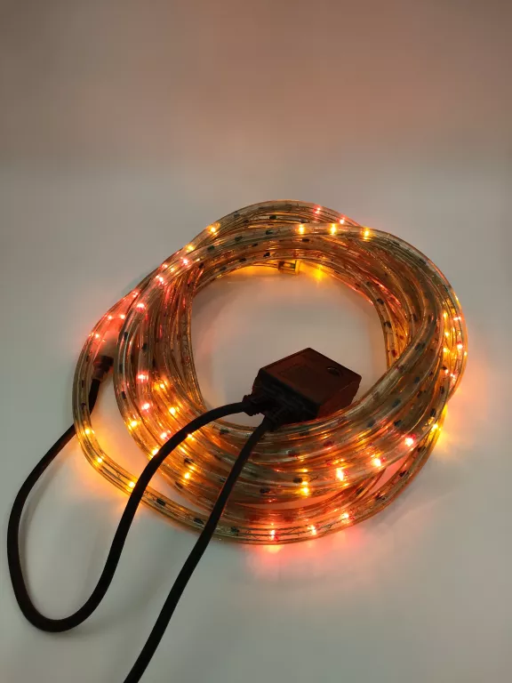 WĄŻ ŚWIETLNY LAMPKI ZEWNĘTRZNE Z PILOTEM 10M