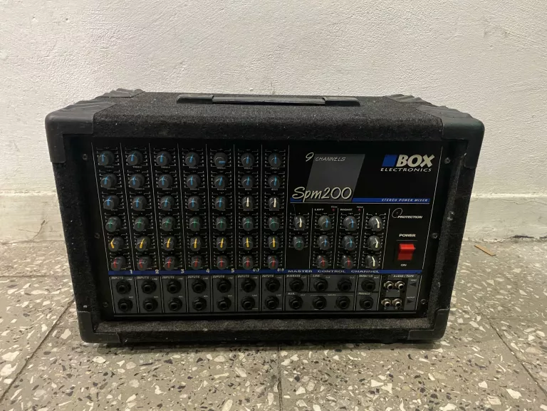 WZMACNIACZ POWER MIXER BOX ELECTRONICS SPM 200