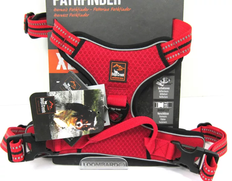 DOGS CREEK SZELKI PATHFINDER XL 79-95CM CZERWONE