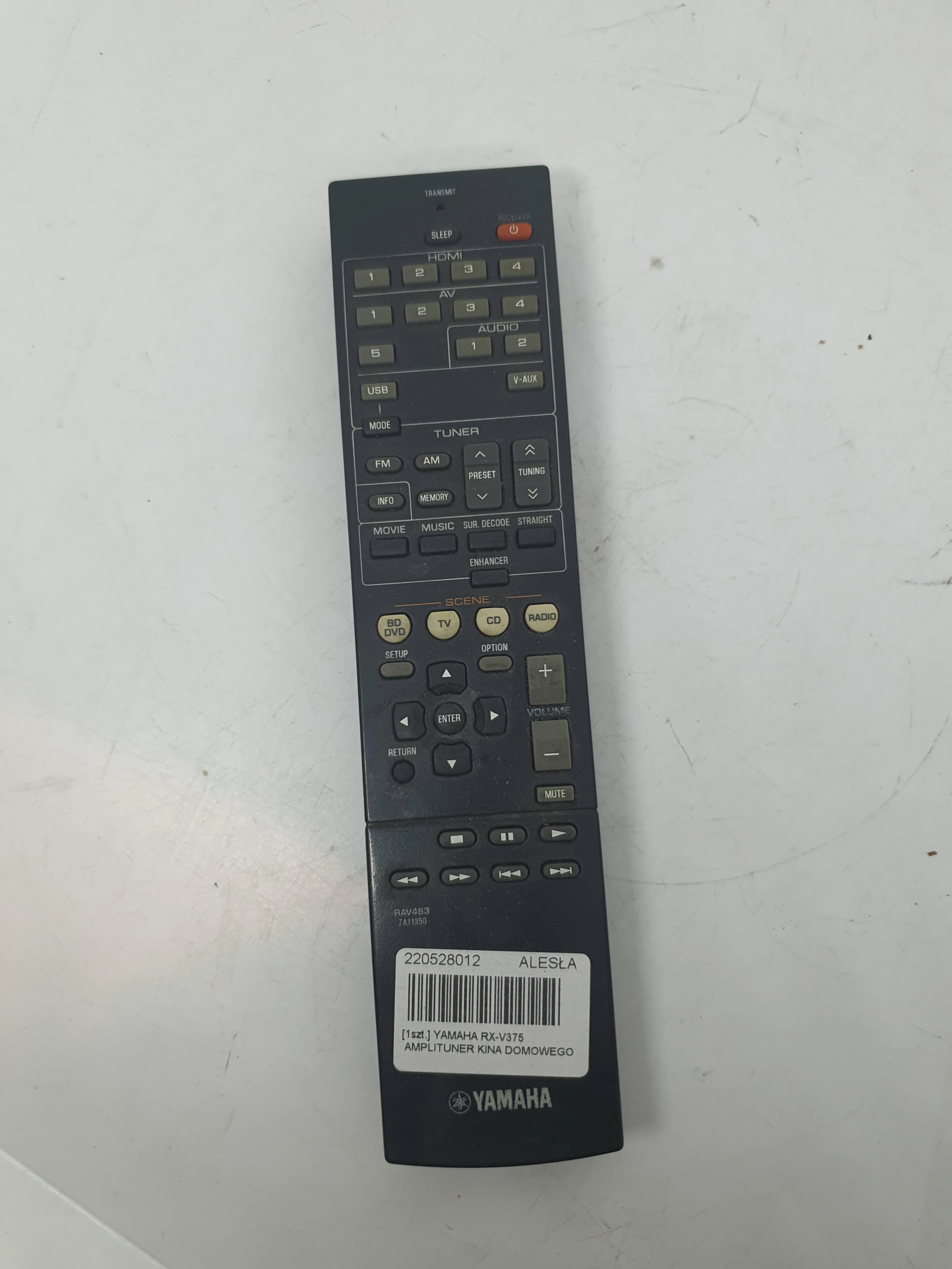 amplituner-yamaha-rx-v375-uszkodzony-model-inny