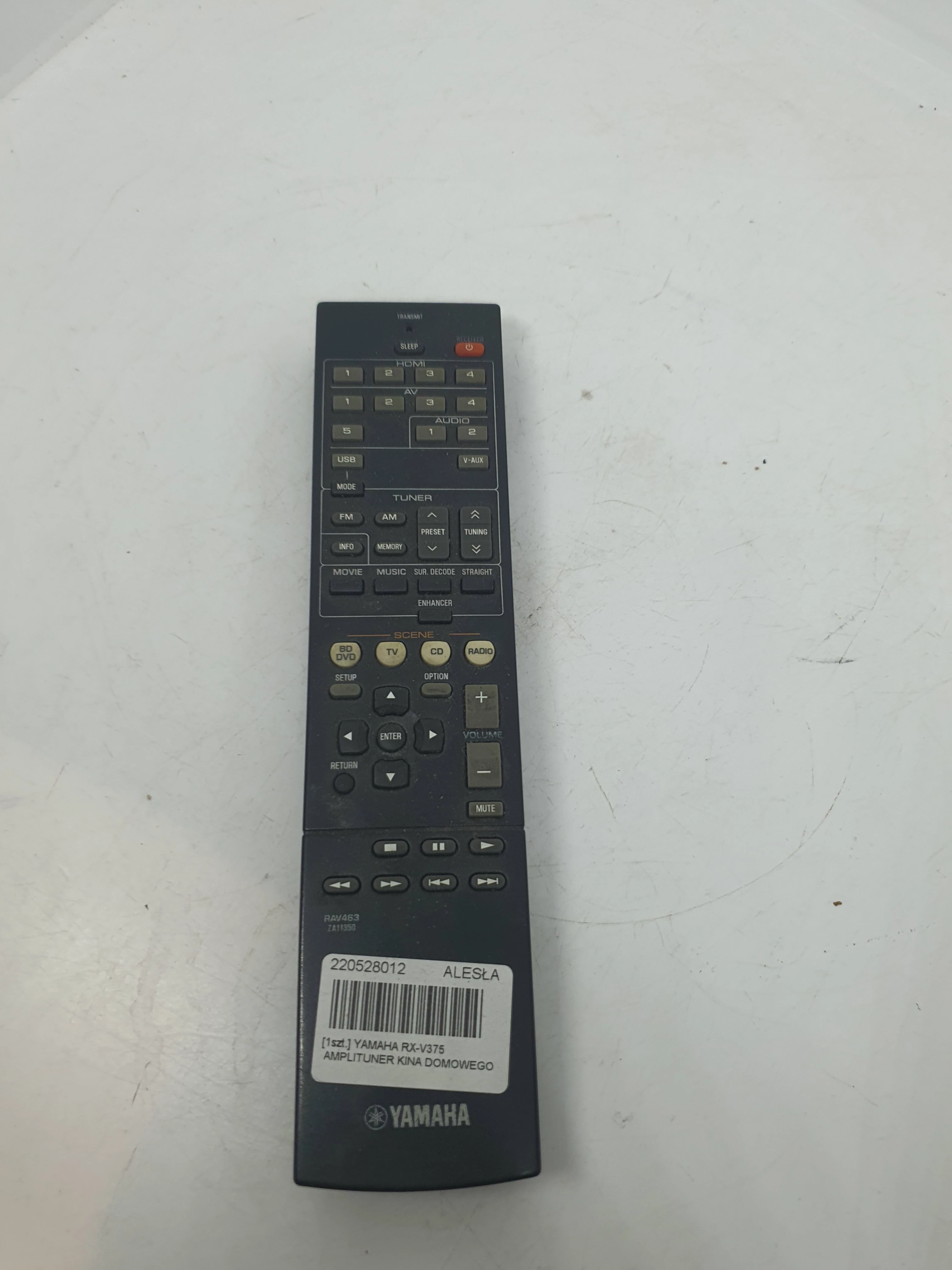 amplituner-yamaha-rx-v375-uszkodzony-marka-yamaha