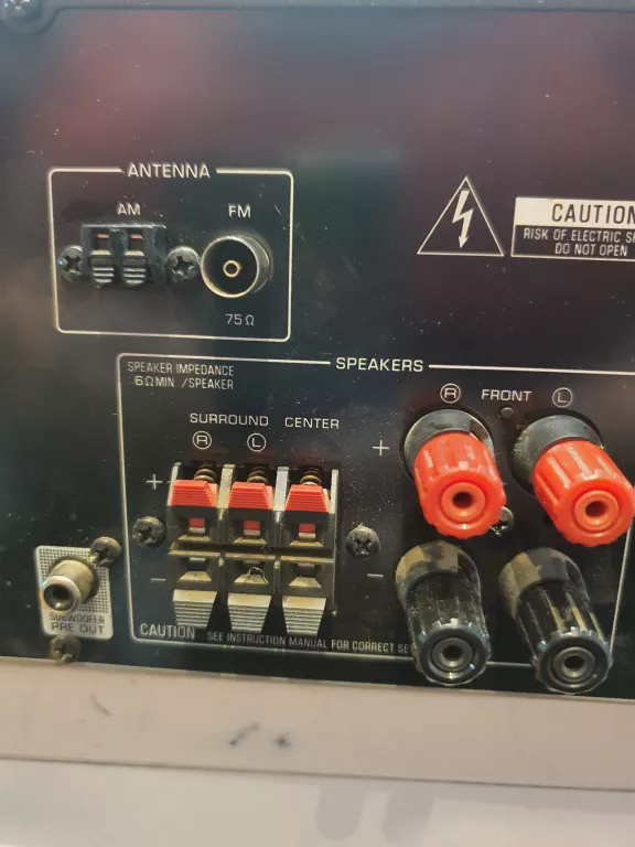 amplituner-yamaha-rx-v375-uszkodzony-stan-uzywany