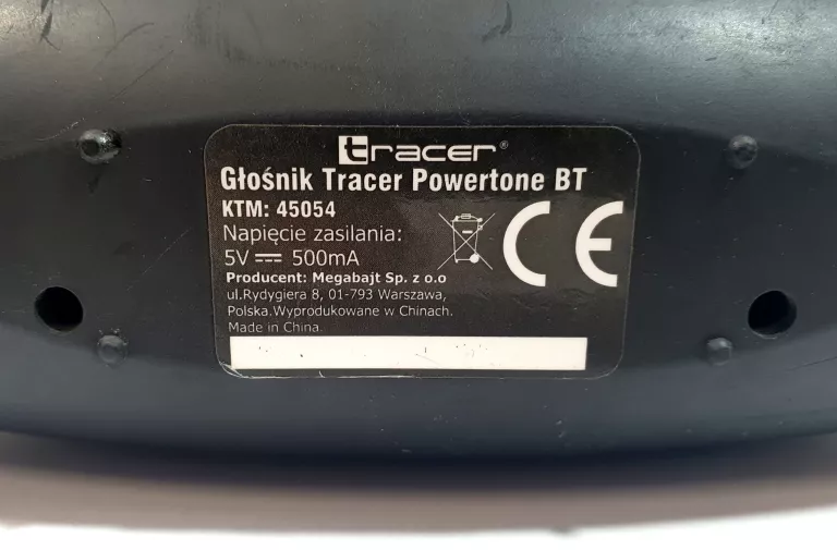 GŁOŚNIK PRZENOŚNY TRACER / BATERIA DO WYMIANY