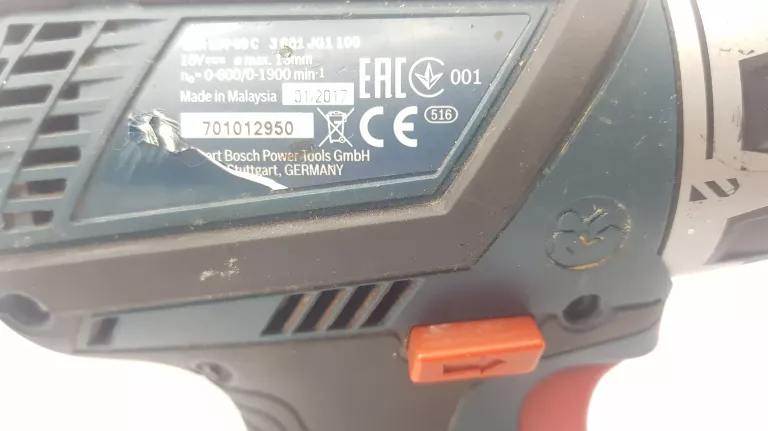 WKRĘTARKA BOSCH GSR 18V-60C + ŁADOWARKA
