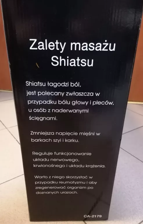 MASAZER CASELLI SHIATSU MASSAGER CA-2179