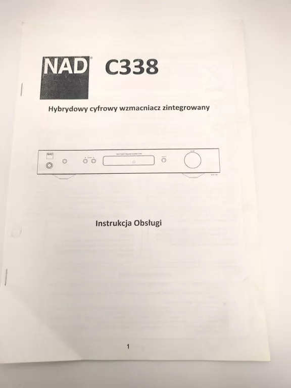 WZMACNIACZ NAD C338