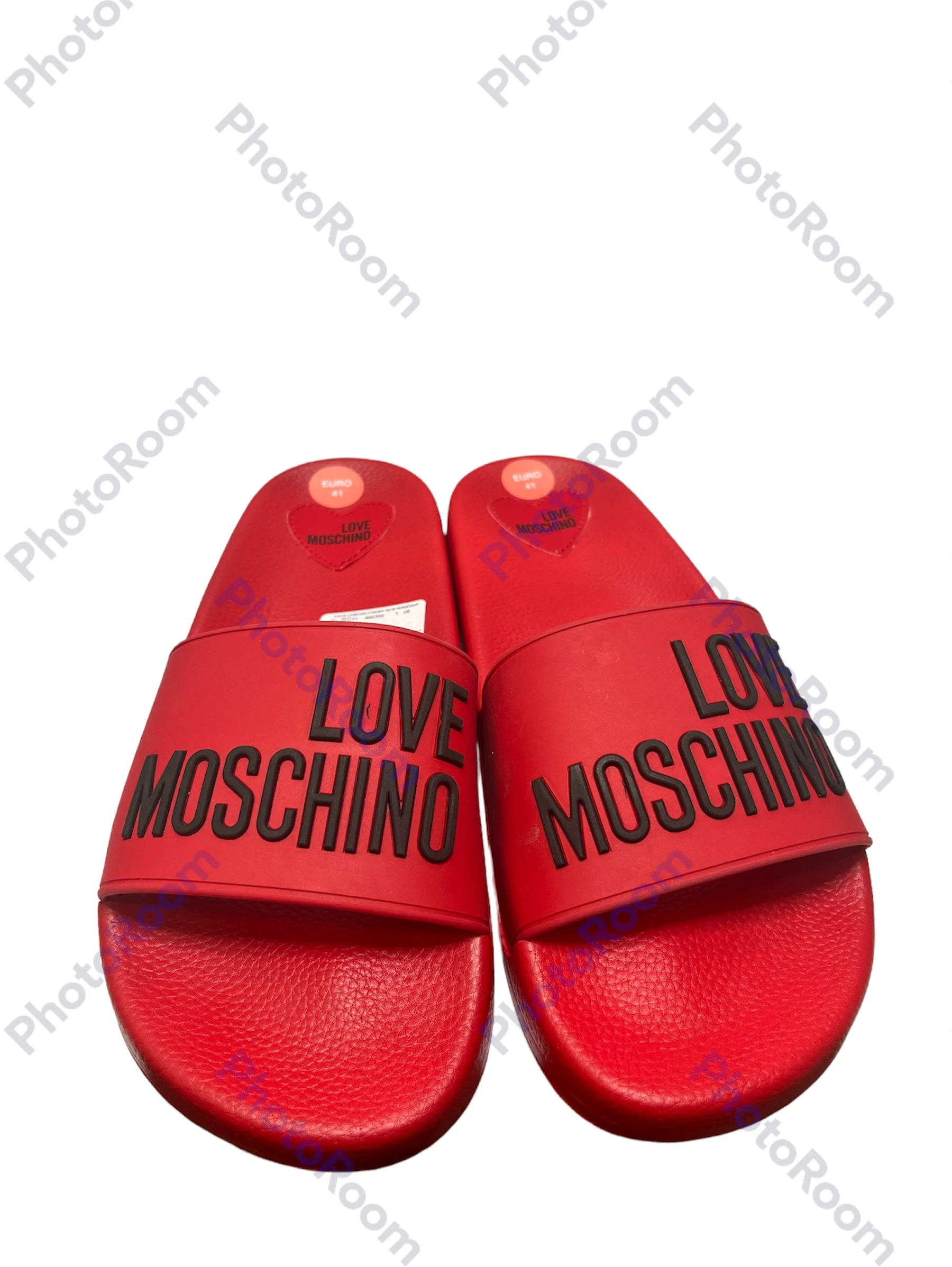 klapki-love-moschino-czerwone-r41-stan-nowy