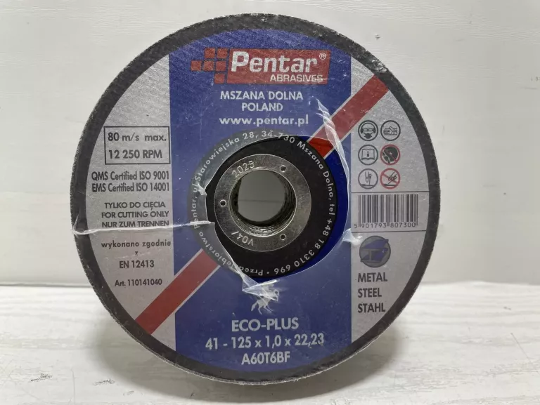 TARCZA DO METALU PENTAR 41-125X1,0X22,23 A60T6BF