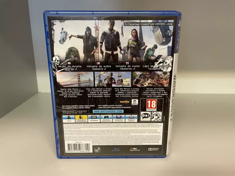 GRA PS4 WATCH DOGS 2