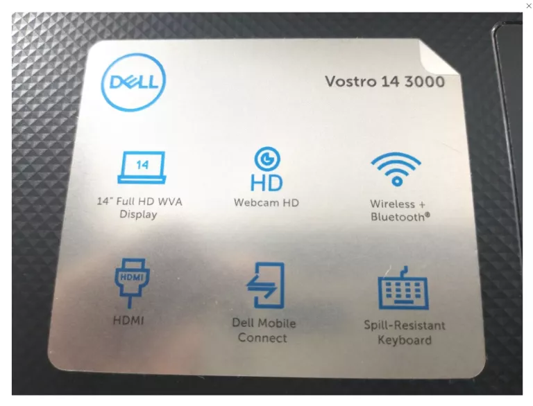 LAPTOP DELL VOSTRO 3490 8GB/256GB/I5 14''