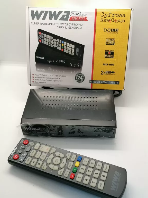 DEKODER DVB-T2 WIWA MAXX H.265 POLECAMY