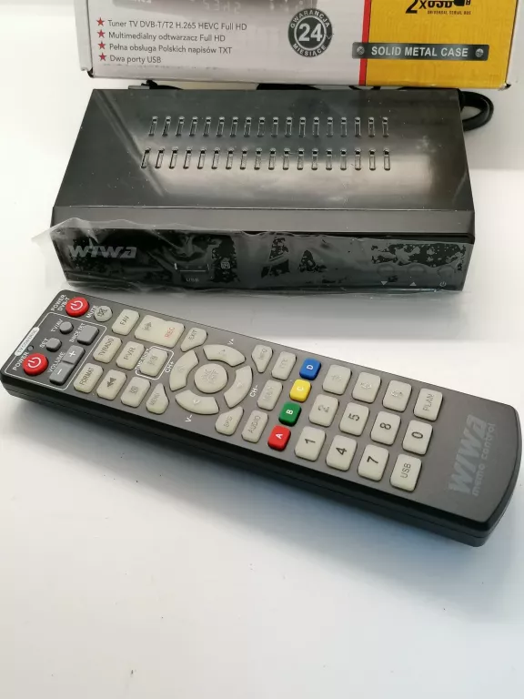 DEKODER DVB-T2 WIWA MAXX H.265 POLECAMY