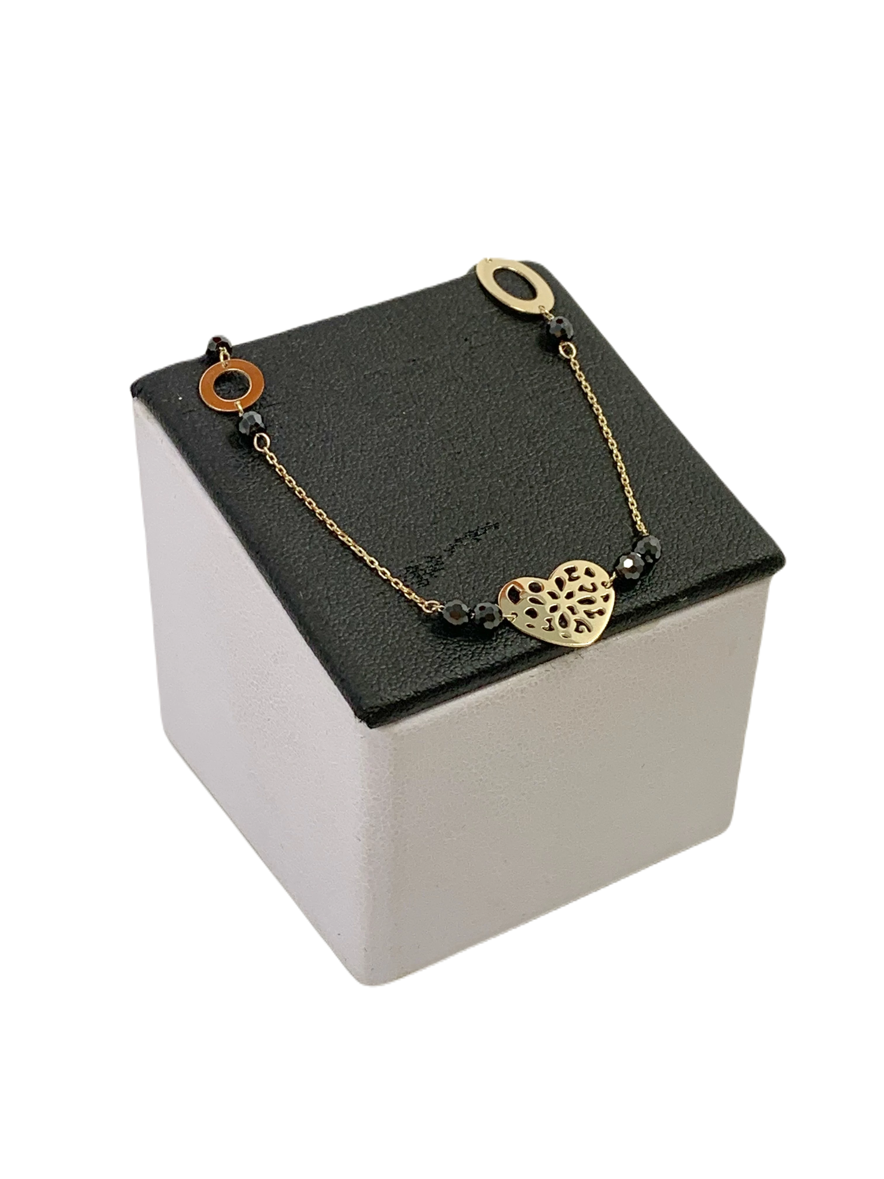 nowa-bransoletka-serce-azur-cyrkonie-czarne-585-rodzaj-2205-2