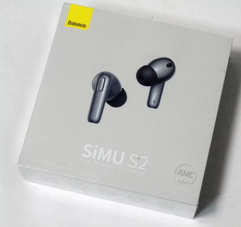 SŁUCHAWKI BLUETOOTH BASEUS TWS SIMU ANC S2