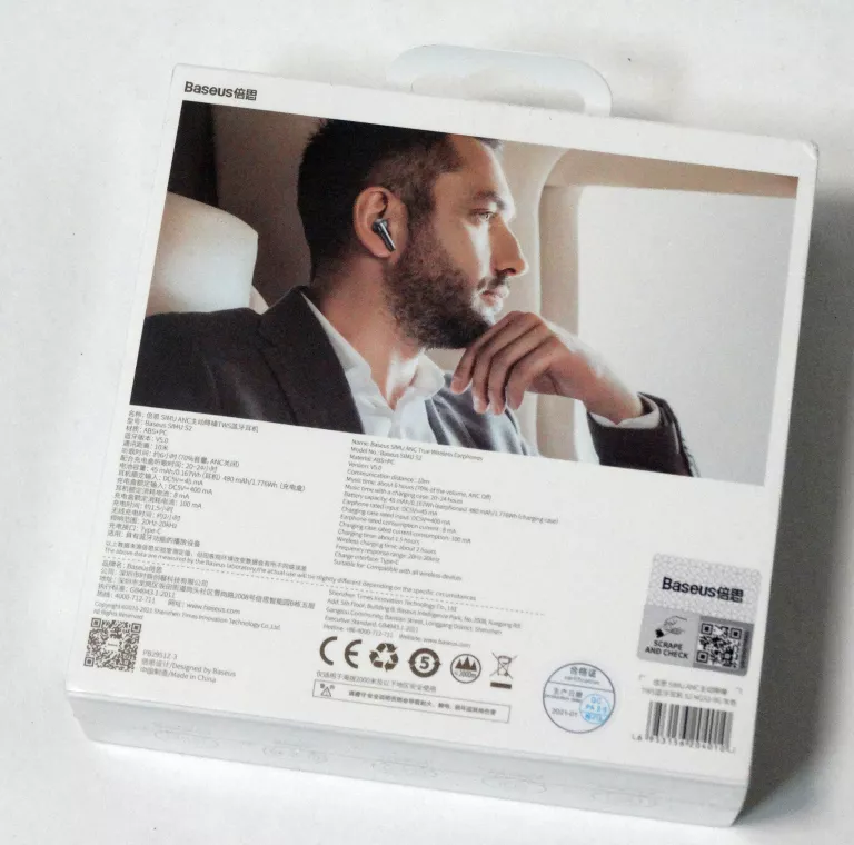 SŁUCHAWKI BLUETOOTH BASEUS TWS SIMU ANC S2