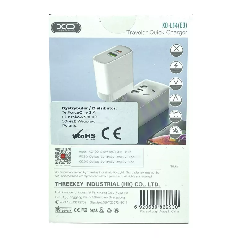 szybka-ladowarka-fast-18w-usb-c-i-usb-do-iphone-stan-uzywany