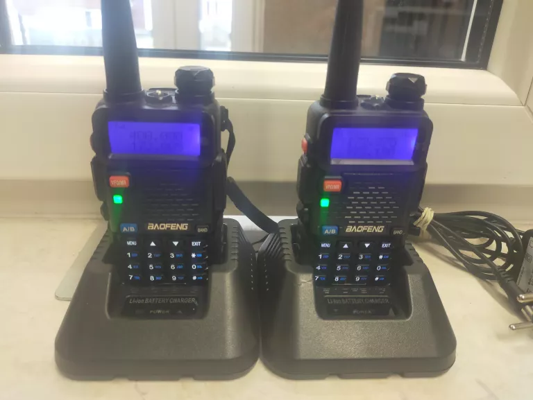 ZESTAW 2 SZT BAOFENG UV-5R HTQ +ŁADOWARKI