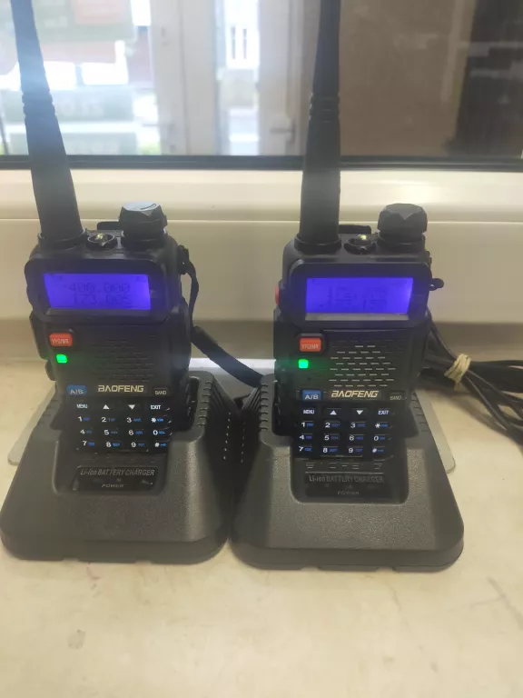 ZESTAW 2 SZT BAOFENG UV-5R HTQ +ŁADOWARKI