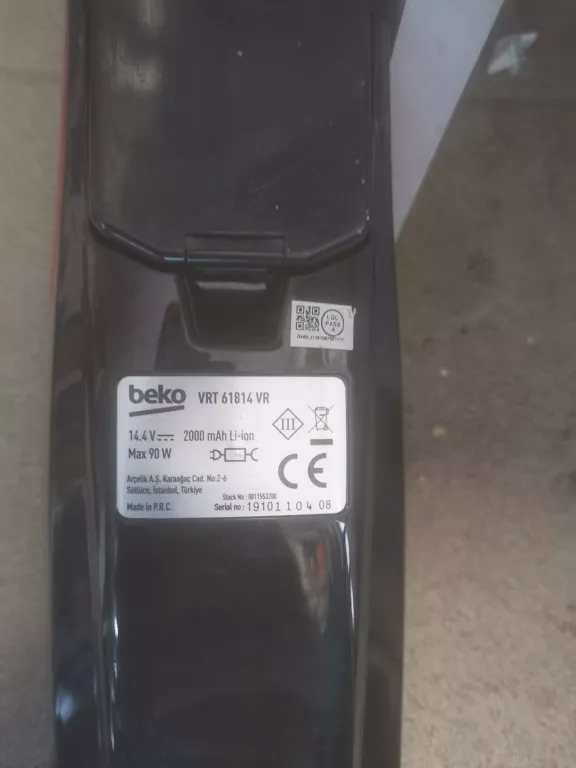 ODKURZACZ BEKO VRT 61814 VR