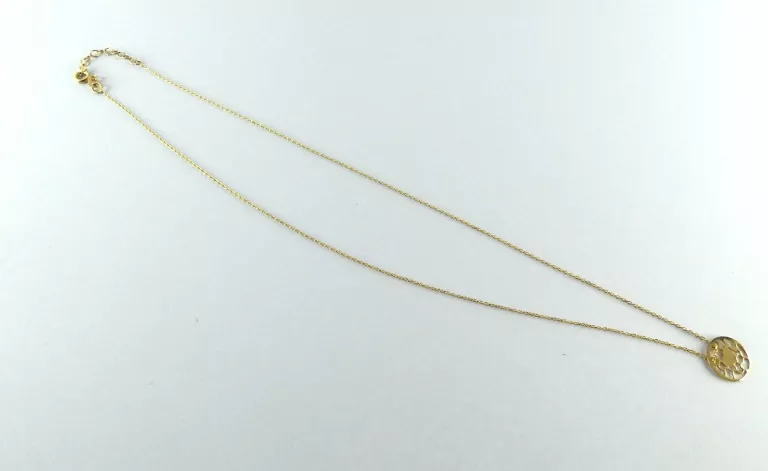ZŁOTY ŁAŃCUSZEK Z ZAWIESZKĄ SERCE 585 1,38G