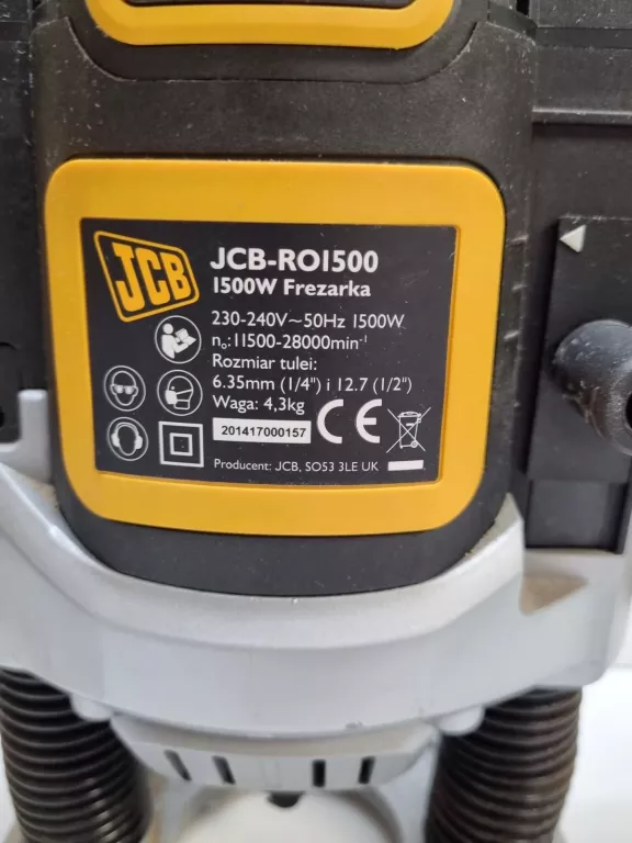 FREZARKA GÓRNOWRZECIONOWA JCB RO-1500