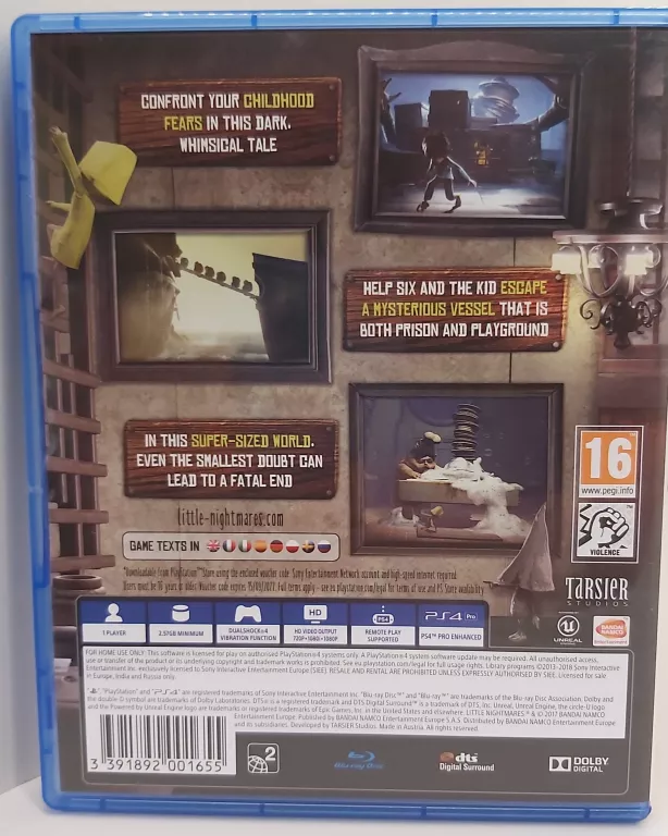 GRA PS4 - LITTLE NIGHTMARES COMPLETE EDITION