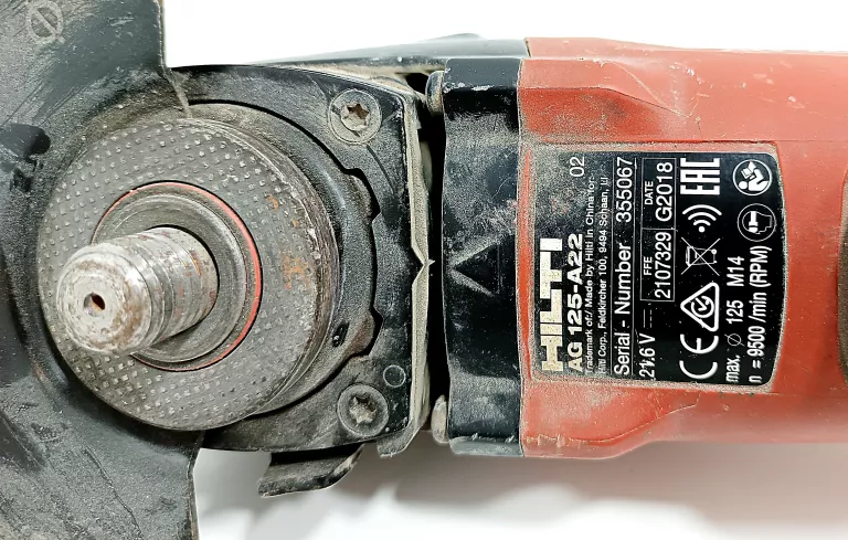 SZLIFIERKA KĄTOWA HILTI AG 125-A22 21,6 V