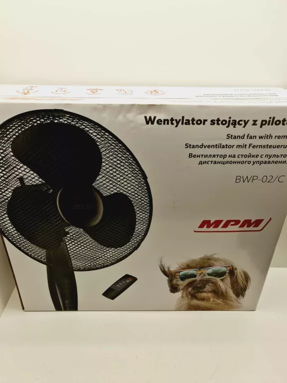 WENTYLATOR STOJĄCY MPM Z PILOTEM
