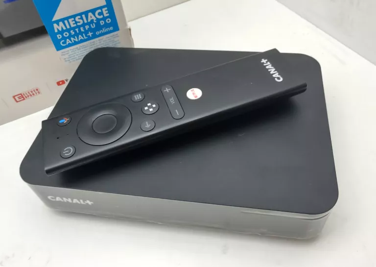 DEKODER CANAL + BOX 4K HY4001 KOMPLET GWARANCJA
