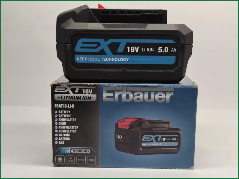 AKUMULATOR ERBAUER EXT 18V 5.0 AH