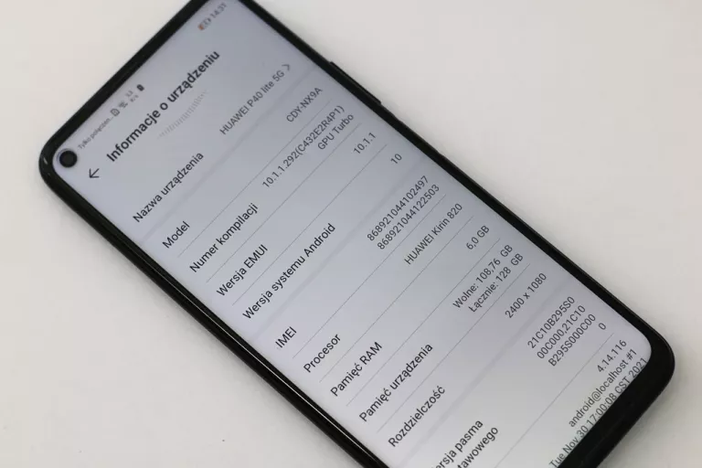 HUAWEI P40 LITE 5G CDY-NX9A 128GB/6GB