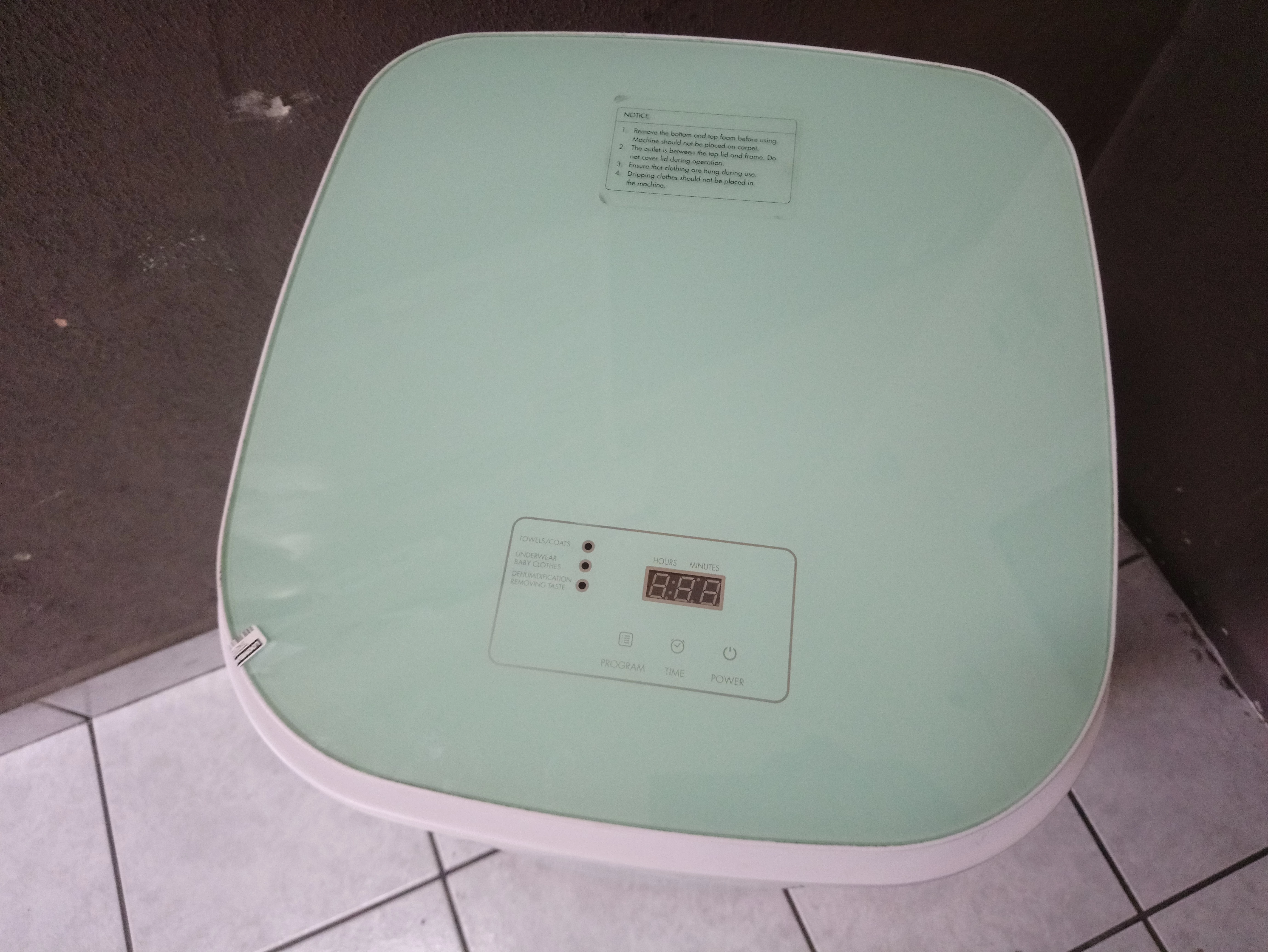 klarstein-zap-dry-suszarka-do-prania-50l-820wgreen-stan-uzywany