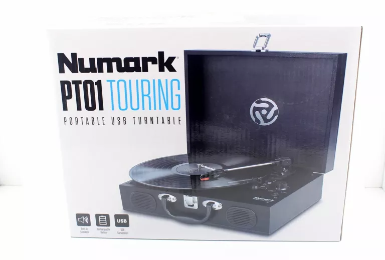MOBILNY GRAMOFON NUMARK PT01 ZESTAW GWARANCJA