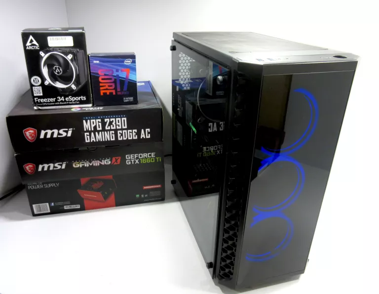 PC DO GIER I7-9700KF GTX 1660TI 32GB RAM 1,7TB SS