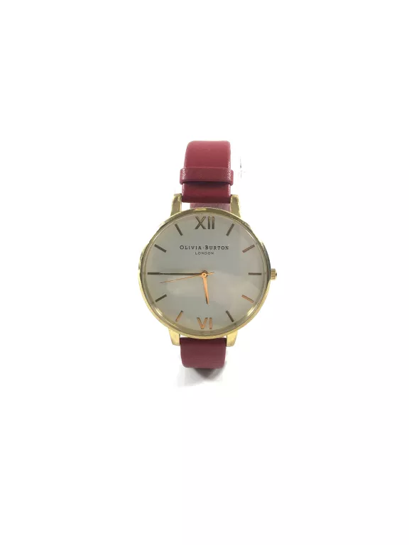 ZEGAREK OLIVIA BURTON LONDON CZERWONY PASEK